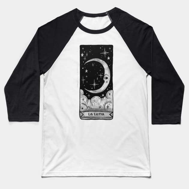 La Luna Baseball T-Shirt by lOll3